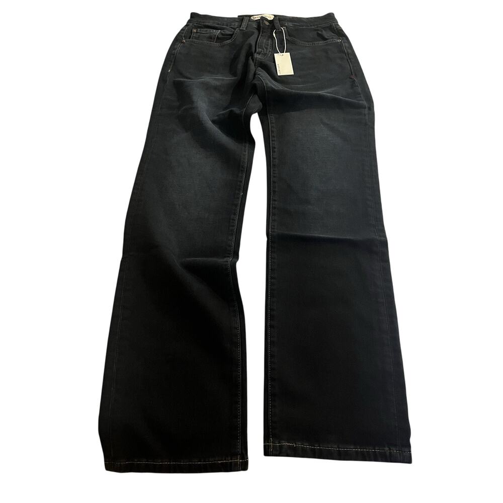 NWT Warp + Weft Mens 28X32 ORD Chicago Straight Stretch Dark Blue Denim Jeans